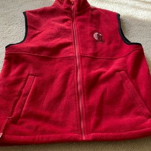 Miami university thick fleece vest